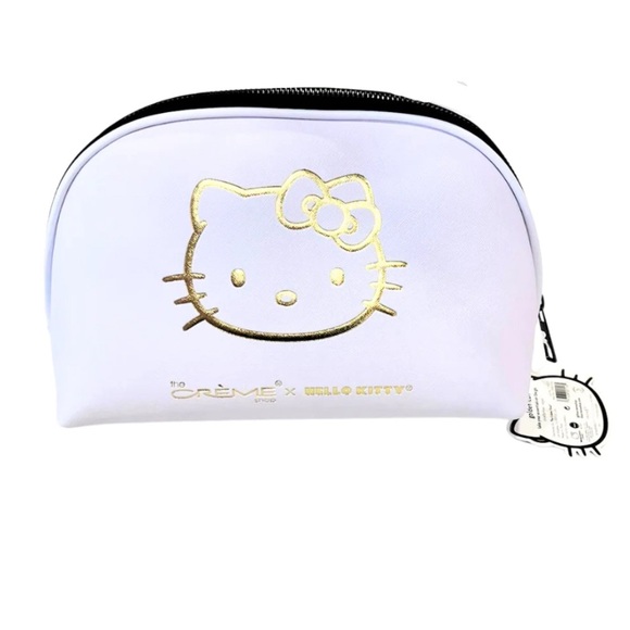 NWT ⚜️ HELLO KITTY Golden Y2K Cutie Makeup Pouch - Picture 2 of 4